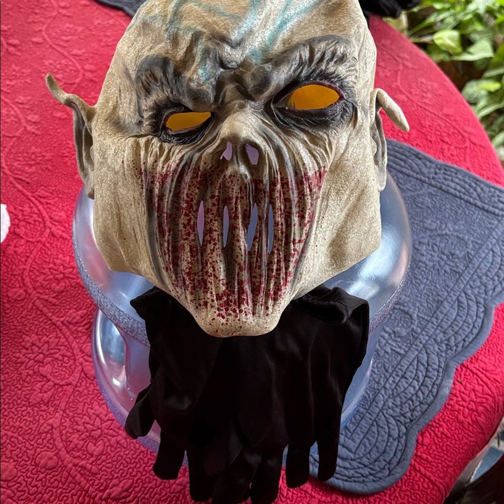 Scary Monster Mask with Gloves child Halloween